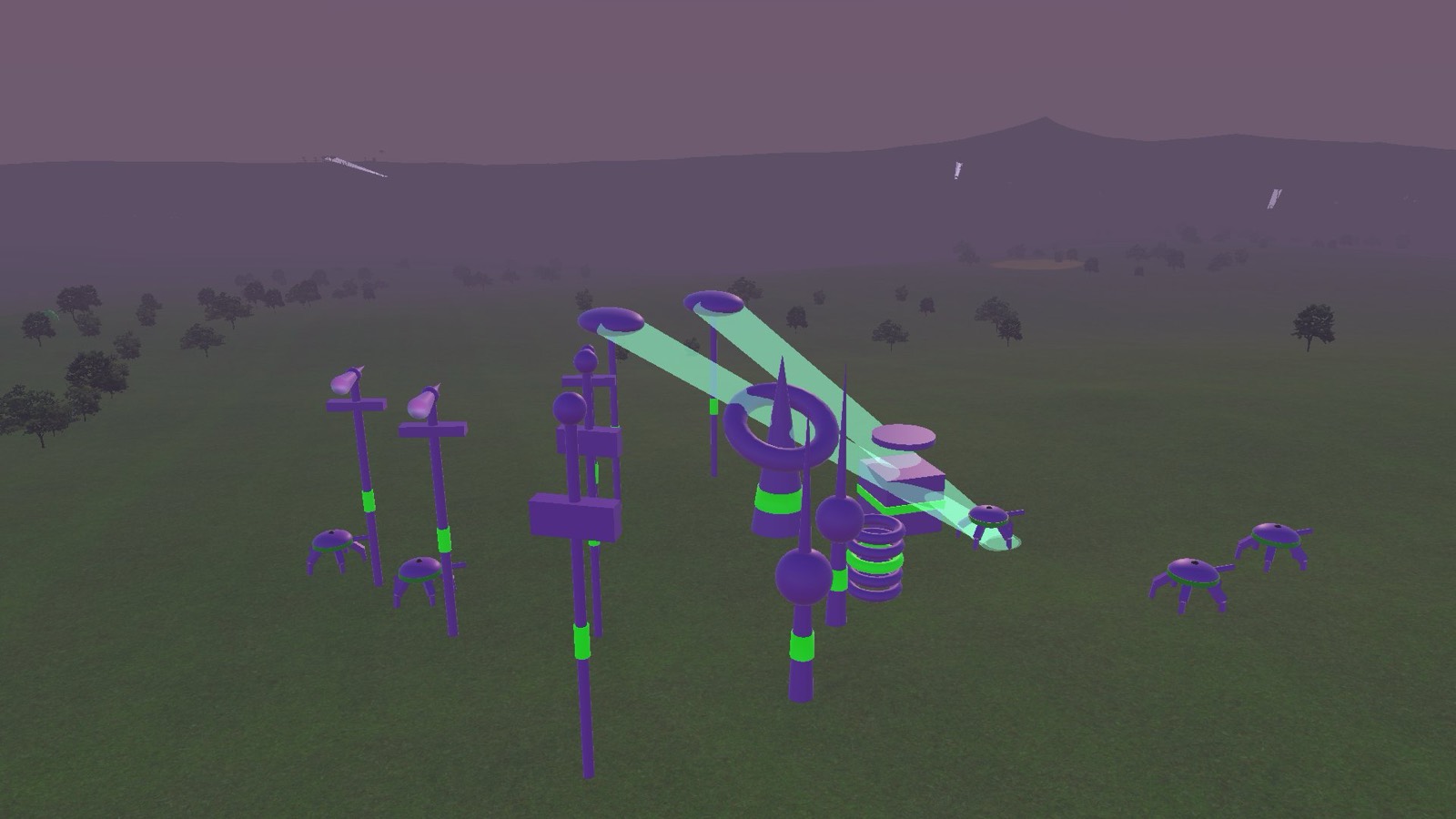 A team base at dusk — Army of Earth